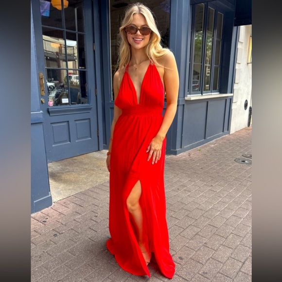 🩷NEW🩷Beautiful red summer dress, size large - Picture 2 of 4